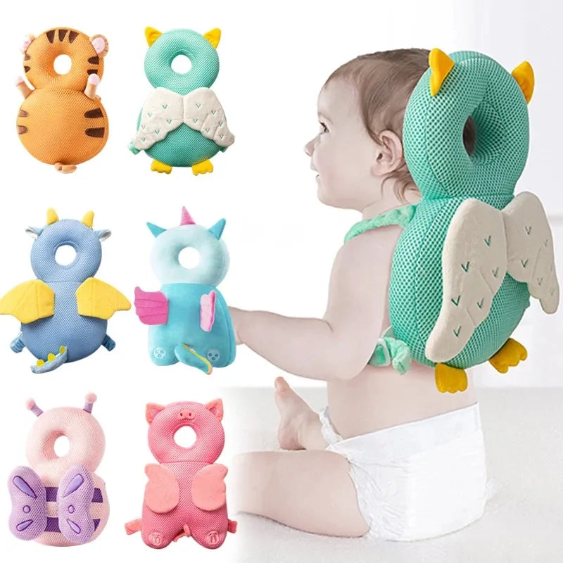 Cute Baby/Toddler Backpack Head Protector and Pillow