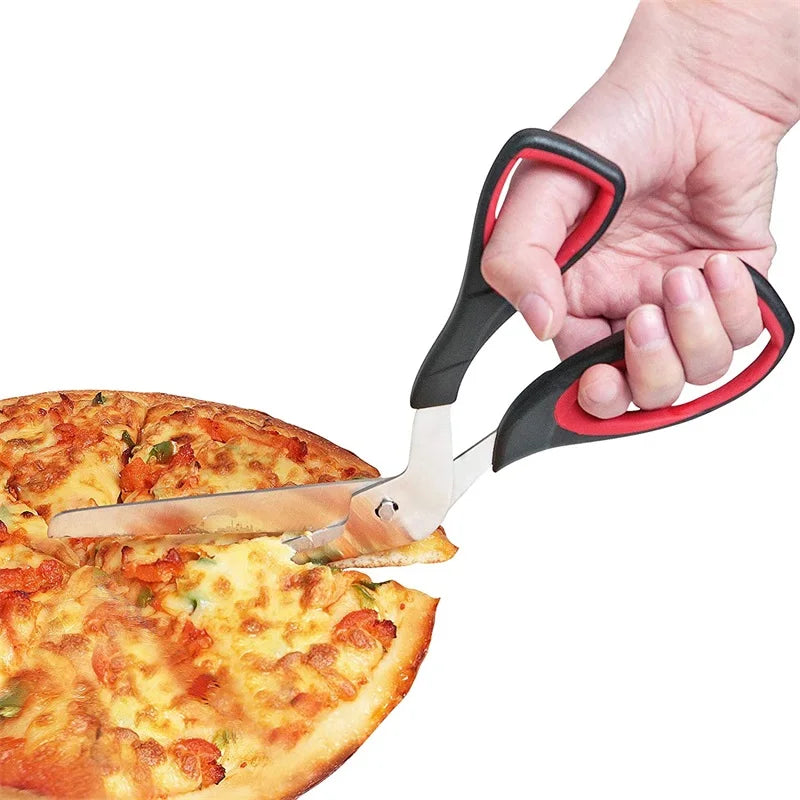 PizzaCut - Non-Stick Pizza Scissors With Protective Server