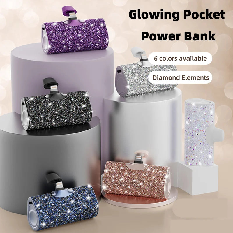 DiamondGloss Mini Portable Power Bank Charger 5800mAh