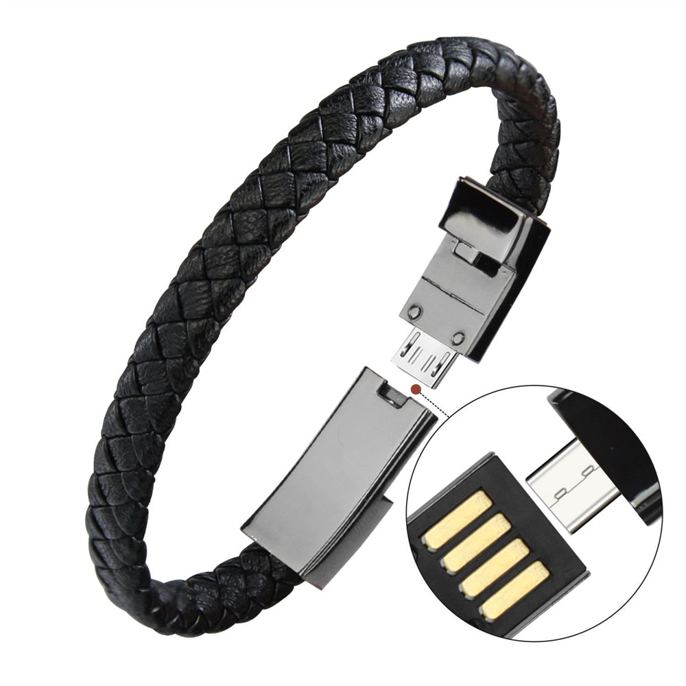 Data Charging Bracelet Cord for iPhones - AS Fusion