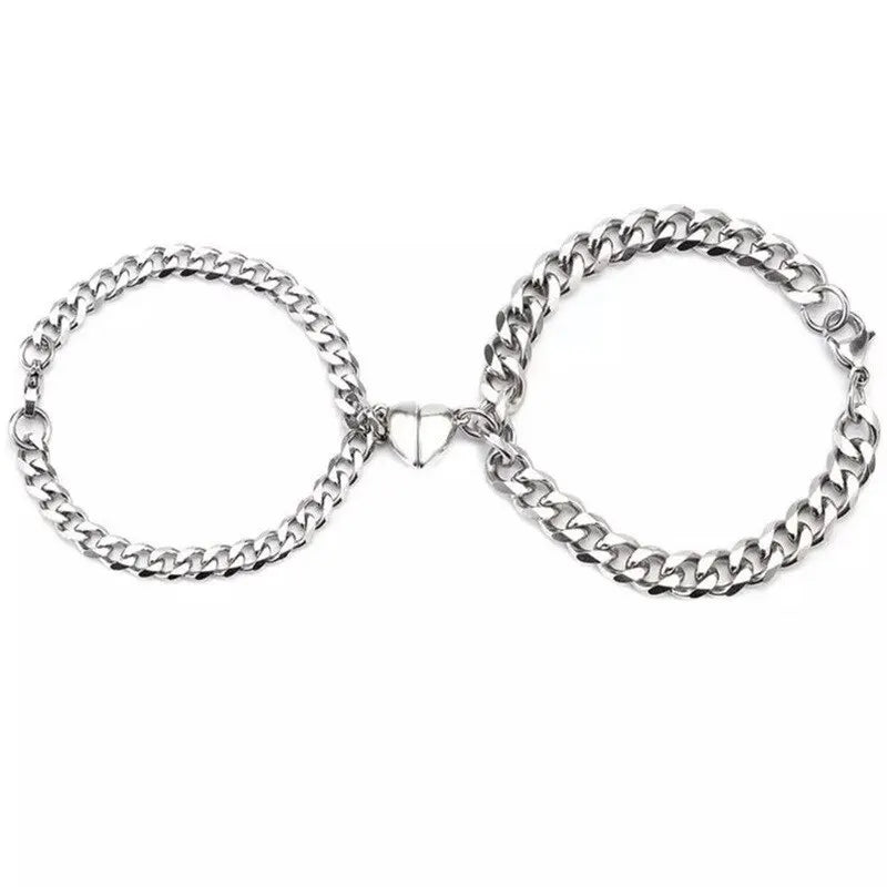 Beautiful Couples Magnetic Heart Bracelet - AS Fusion