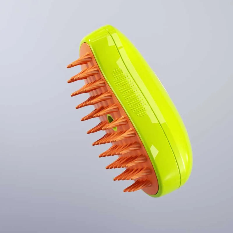 Cat and Dog Grooming Comb Electric Spray Water Spray Kitten Pet Comb Soft Silicone Depilation Cats Bath Brush Grooming Supplies - AS Fusion